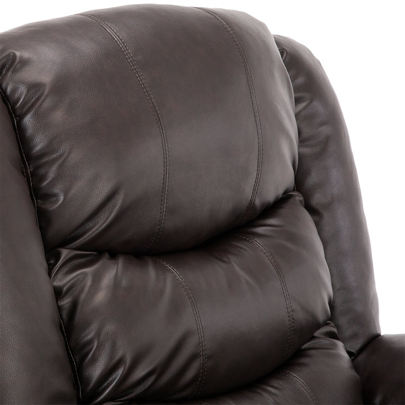 Lancashire 97cm Wide Lift Assist Standard Recliner, Brown