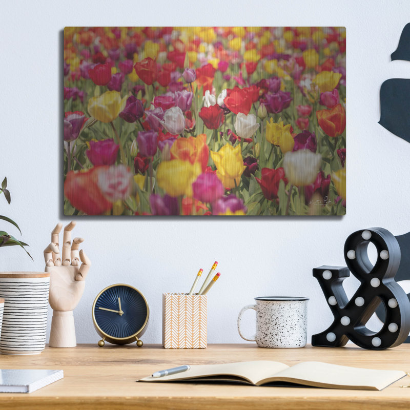 "Bouquet coloré" par Martin Podt, H 12 po x l 16 po