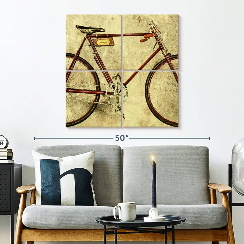 Mehar Restored Vintage Bicycle, 32" H x 32" W