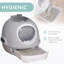 Polypropylene Enclosed Litter Box with Scoop