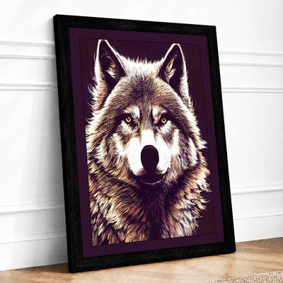 Wolf's Gaze Modern - Print