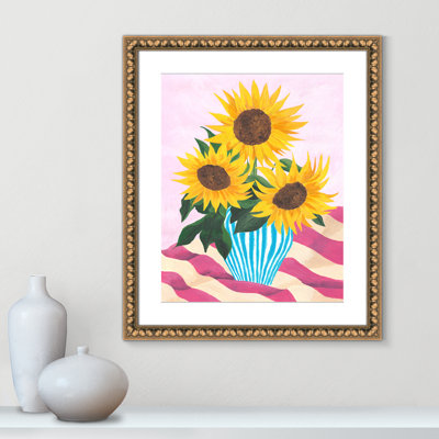 Sunflower Colours Print by Violets Print House
