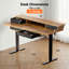 Bureau électrique debout avec 4 tiroirs de rangement, hauteur de bureau réglable, compatible avec une fixation à pince en C, avec plateau de gestion des câbles ， Convient au bureau et à la maison-256070196-256070219