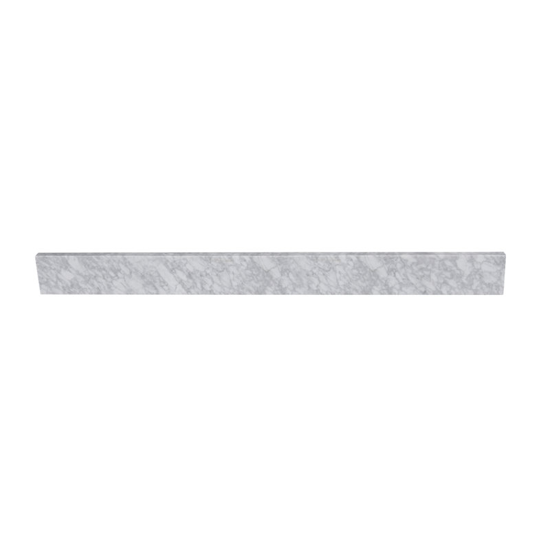 48 In. Carrara Marble Backsplash