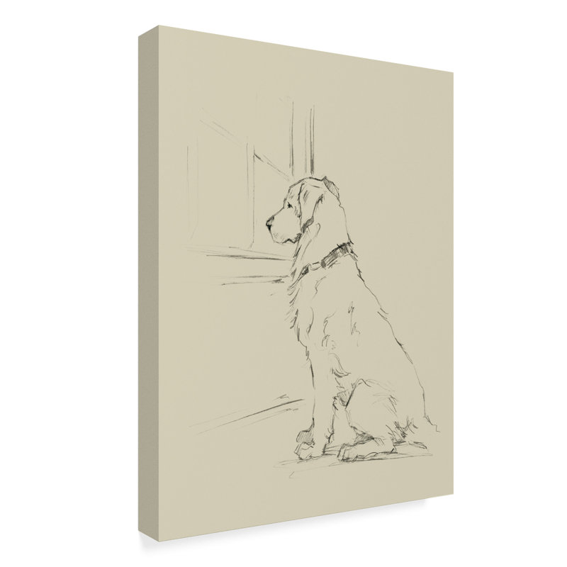 «Waiting for Master IV», reproduction d'art sur toile tendue, H 19 po x l 14 po x P 2 po