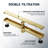 24" 304 Stainless Steel Linear Drain For Fast Drainage, Floor Drain For Bathroom In Brushed Gold-119465385