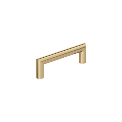 Revolve 3-3/4 inch (96mm) Center-to-Center Champagne Bronze Cabinet Pull - 25 Pack