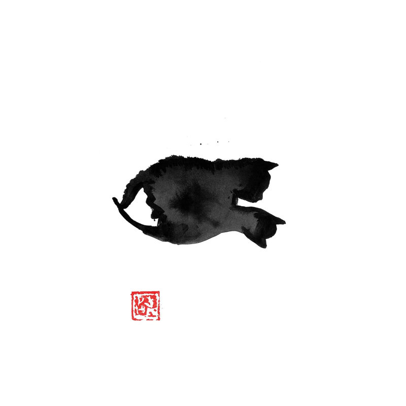 Puces 1 Piece Painting on Canvas, 101.6 cm H x 66.04 cm W x 1.91 cm D, Wrapped Canvas