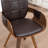 Braiden Swivel Faux Leather Dining Chair-610463325