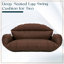 Coussin de rechange seulement pour fauteuil suspendu double Smythe Modern 51 po de large – Coussin rembourré et résistant à l'eau pour intérieur/extérieur-1640053405-1823883715