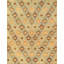 Hand Knotted Wool Ikat Area Rug in L. Blue/L. Blue-151999245