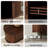 TV Stand with Storage For 65" - 85" TVs, Entertainment Center with Power Outlet, Fluted Media Console with Sliding Doors, Mid Century Modern Wood TV Console With Drawers And Shelves For Living Room-1344496673-1344496675
