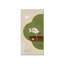 Art mural beige et vert en grès-118372151
