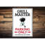 Enseigne en aluminium Grill Master-1355749735