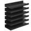 6 Piece Wood Floating Shelf