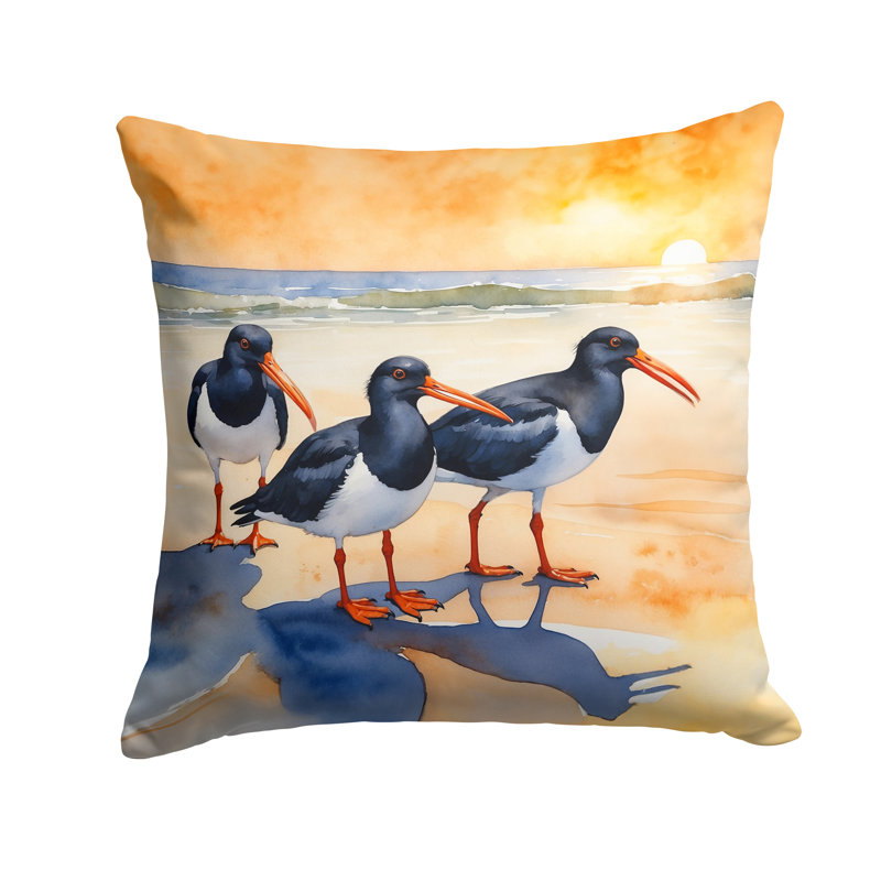 Coussin Oystercatchers, Carré 18 po