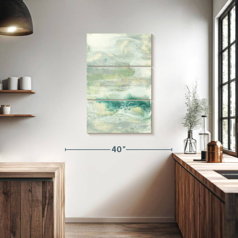 Avery Serene Seafoam I, H 38 po x l 24 po