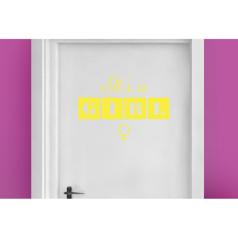 Wall Decal, Bright Yellow