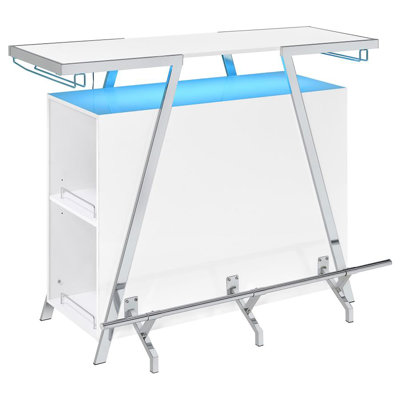 Paightel Freestanding Led Home Bar