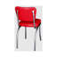 Chaise de salle à manger rembourrée rétro-18734064