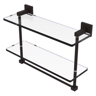 Haranu 2 Piece Tiered Shelf with Towel Bar