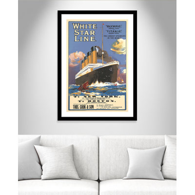 «Brickhill Titanic», affiche vintage encadrée