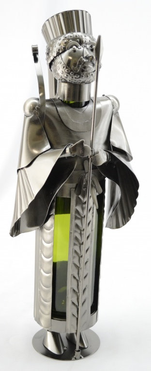 Tabletop Wine Bottle Rack in Silver