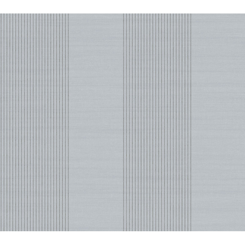 Papier peint imitation lin Archer, Bleu