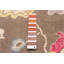Tapis brun / beige en laine noué à la main de conception unique nouvel âge 8 pi 1 po x 10 pi 3 po Monticello