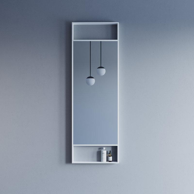 Miroir mural Mcalpine, Blanc