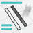 28 In. Stainless Steel Linear Shower Drain With Tile-In Pattern Surface-122260885