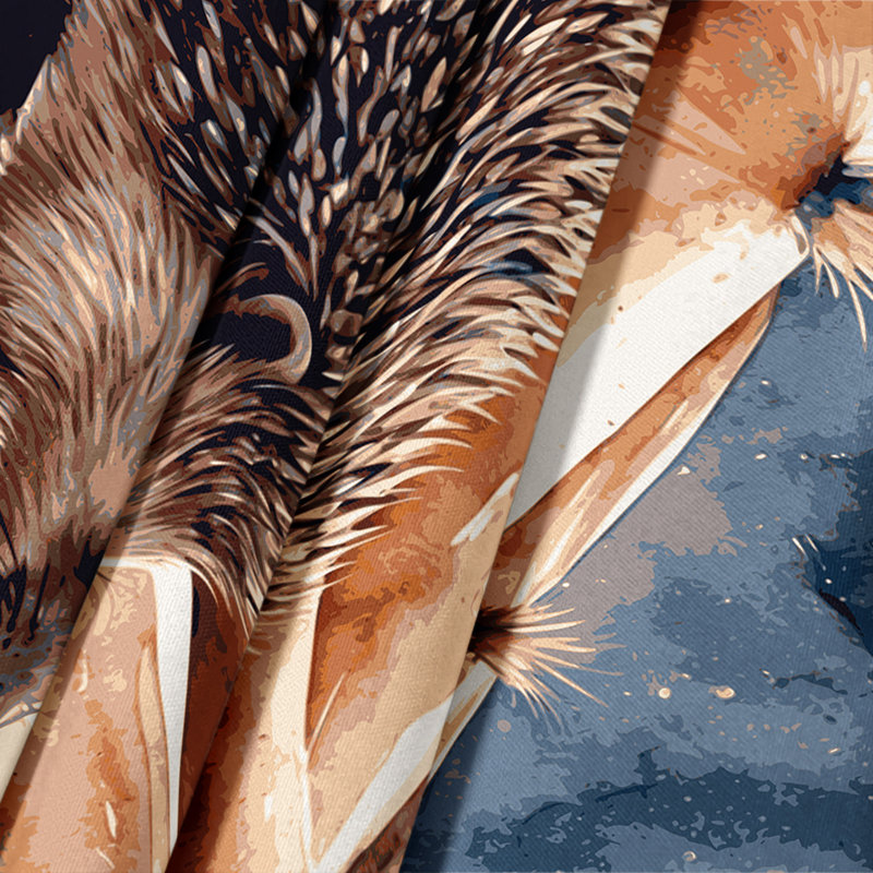 Tapisserie murale «Wildlife Desert Hedgehog», 26 po x 36 po