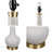 Ceramic Genie Table Lamp Grey See Below-967322013-967322012