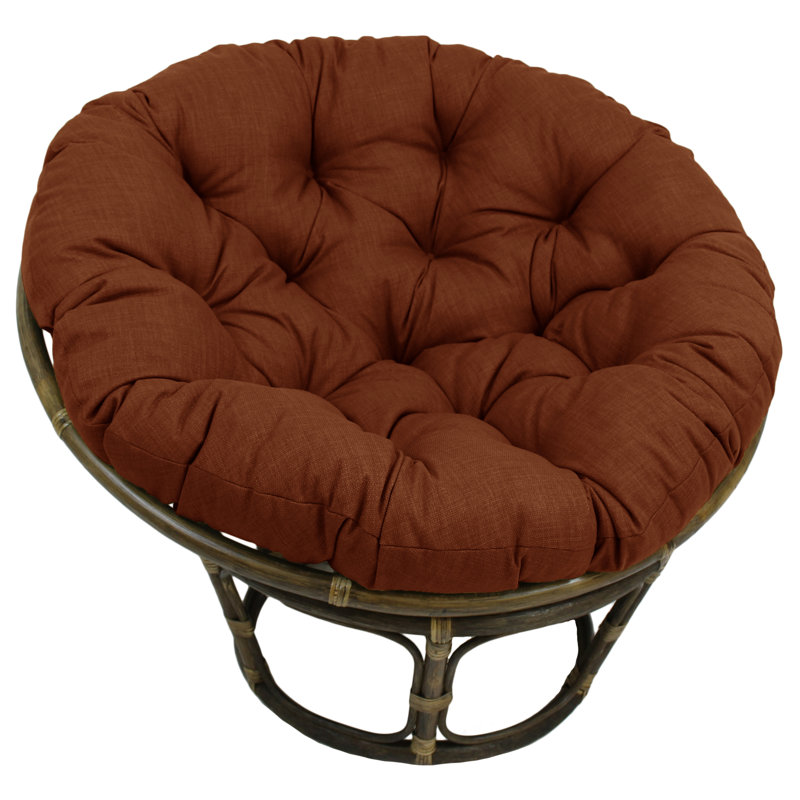 Outdoor 6'' Papasan Seat Cushion, Cinnamon, 44" W x 44" D