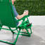 Fauteuil monochromatique à gravité zéro, fauteuil inclinable pliant pour patio avec plateau latéral et appui-tête-2032056523