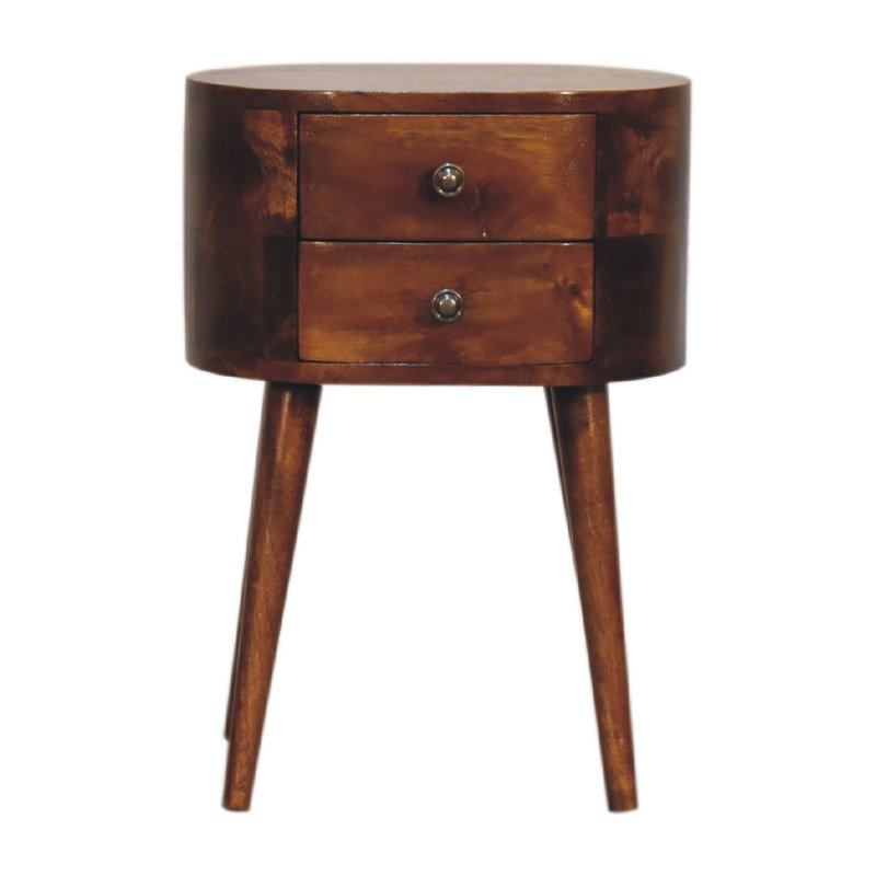 Hibbell 35cm W Solid Wood Bedside Table