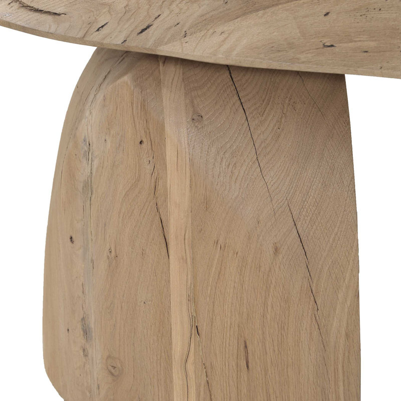  Tiernan Reclaimed Oak Round Coffee Table