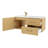 Razza 42" Single Wall Mounted Bathroom Vanity with Cultured Marble Top and Integrated Sink-144459783-142146891
