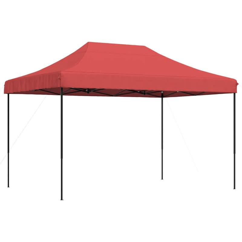 Holasice Steel Pop-Up Gazebo, 315cm H x 400cm W x 300cm D, Black, Brown