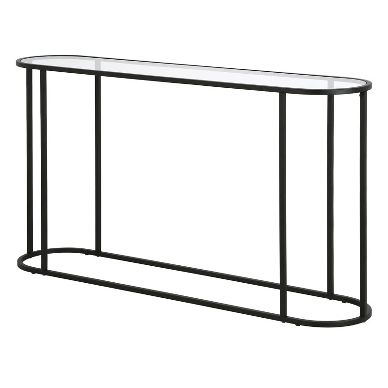 Mccay 137.16Cm Console Table, Blackened Bronze