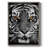Golden Eyes Framed Print - Solid Wood