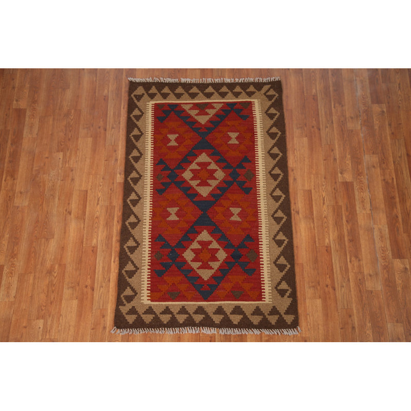 Reversible Kilim Oriental Area Rug 3x5