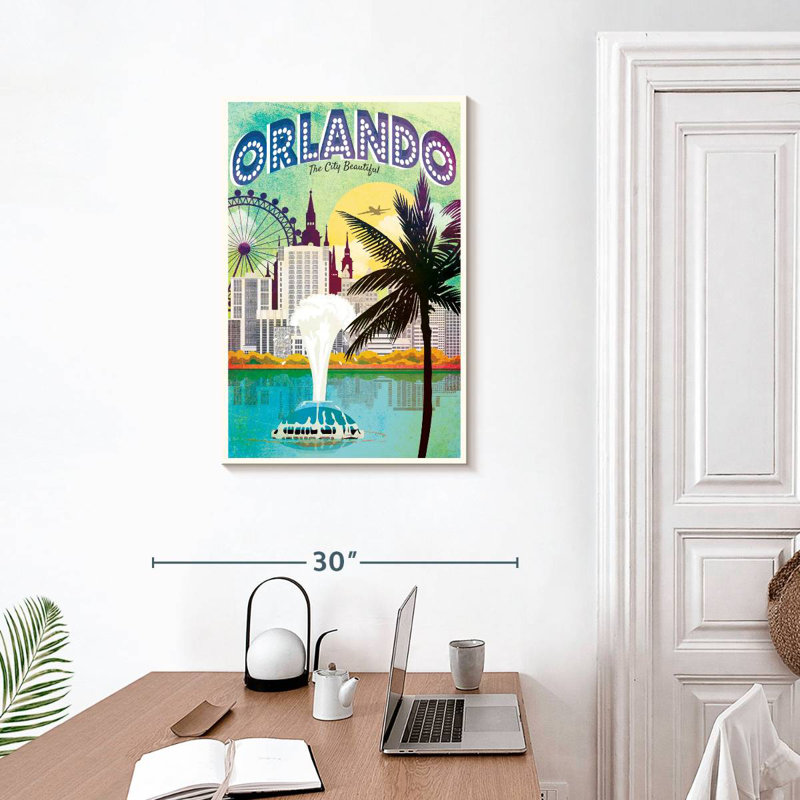 Orlando, 30" H x 20" W