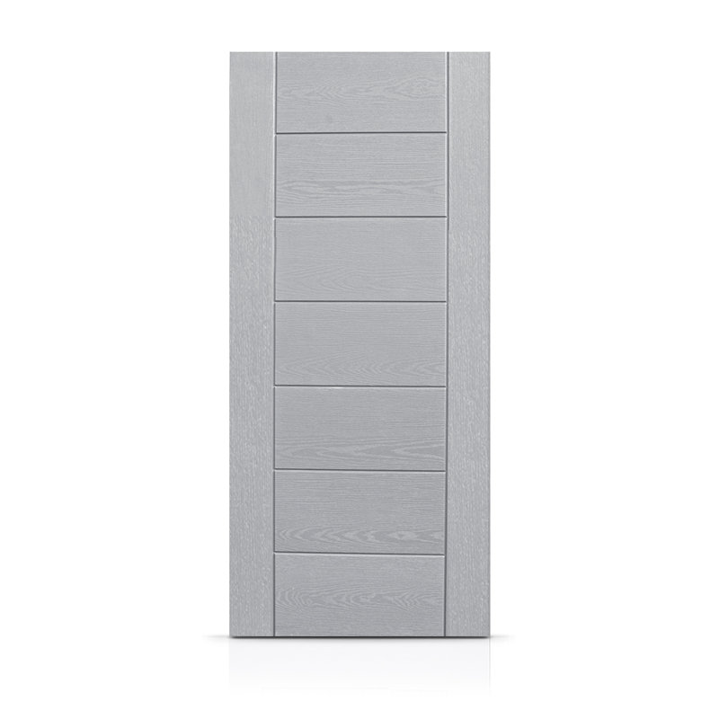 Dalle de porte d'entrée extérieure moderne, Gris fumée