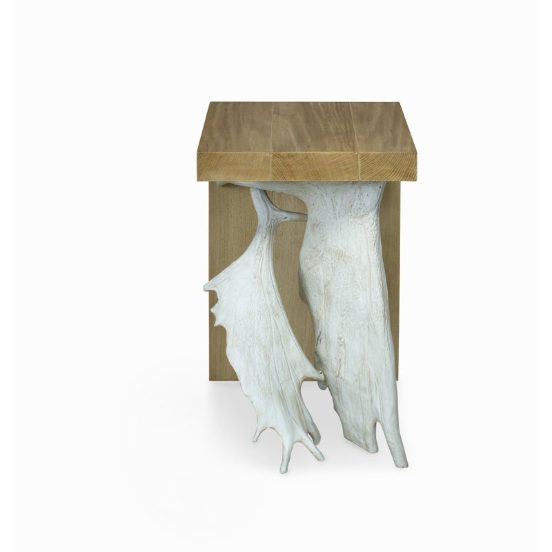 Open Sky Solid Wood End Table, Natural