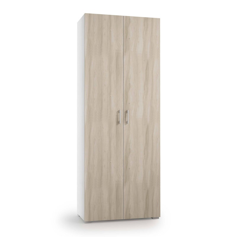 Gursewak 2 Door Manufactured Wood Wardrobe