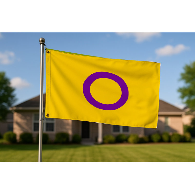 Drapeau de la fierté intersexuée — Drapeau