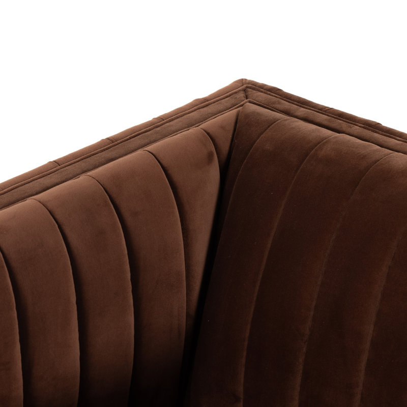 Augustine Swivel Armchair, Surrey Auburn Cotton Blend