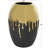 Patrich Ceramic Abstract Decorative Vase with Abstract Gold Melting Drips-304632352-304632353