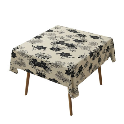 Elegant Tablecloth (55 x 55 Inches), 65% Cotton / 35% Polyester, Easy Clean, Machine Washable at 86°F, Tumble Dryer Safe, Ironable | Perfect for Dining Table & Special Occasions, Durable & Stylish Design